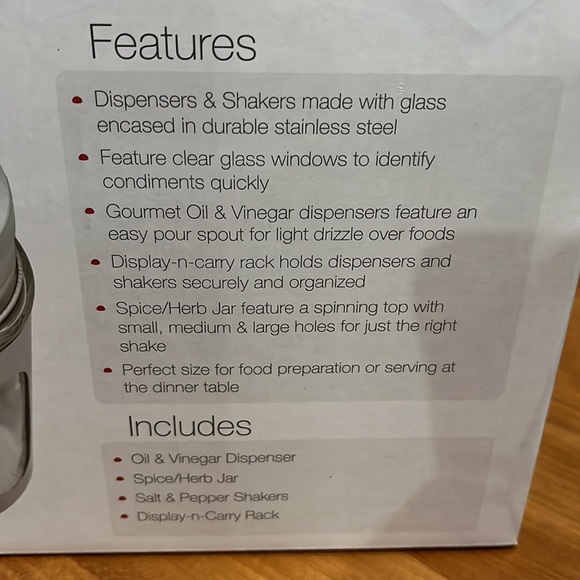 Condiment Set - Picture 3 of 5